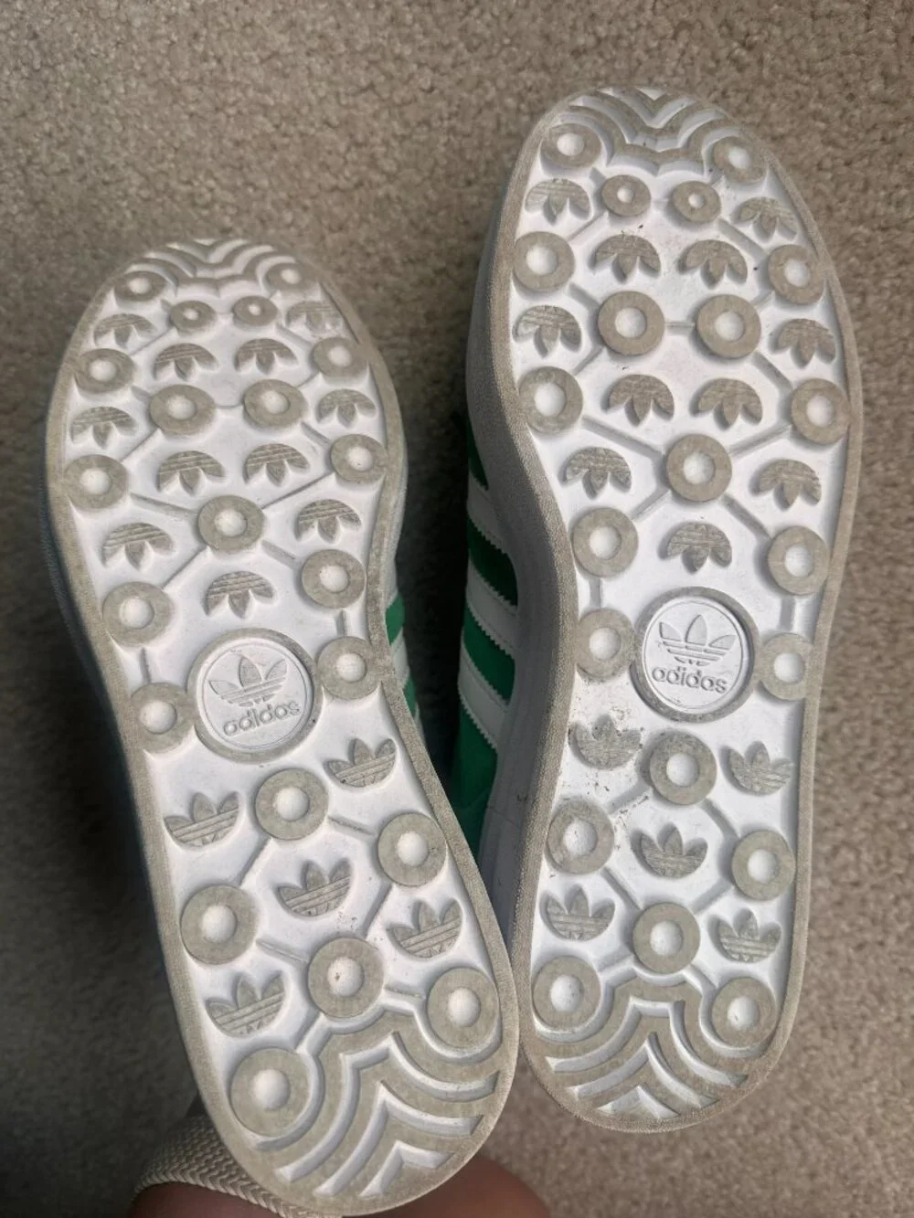 Adidas Gazelle Bold green & pink size 9.5!